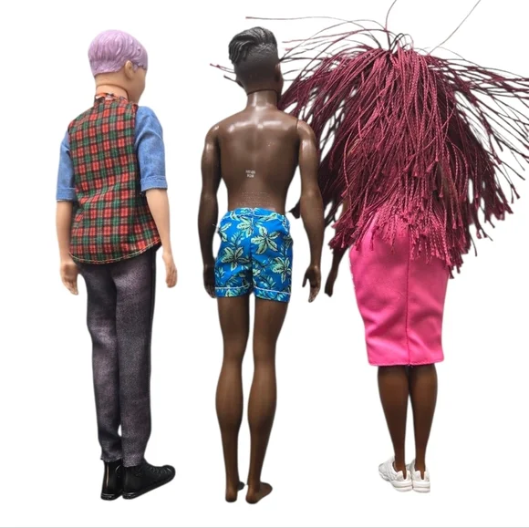 Barbie Fashion Dolls Trio with Colorful Outfits - Picture 4 of 4